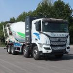 Electric Concrete Mixer Truck YuTong Chassis Nation IV V 12 18 Cbm for
