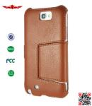 100% Quality Guaranteed PU Leather Cover Cases For Samsung Galaxy Note 2 N7100