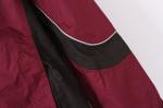 Burgundy Womens Outdoor Waterproof Jacket Windproof Cool Design