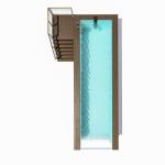 2080 Above Ground Clear Acrylic Glass Fiberglass Swimming Pool with Easy