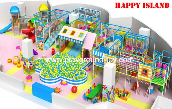 Playful Large Indoor Playground Equipment For Kids Around 2 ~ 15 Years Old With