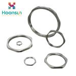 Standard Two Way Cable Gland Accessories Reversible Hexagon Cable Gland Locknut