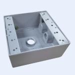 Pvc Coated 7 9 Holes WaterProof Junction Box With Pe Film Package