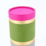 Biodegradable Kraft Paper Tube Packaging , Cardboard Round Tube Box Cosmetic