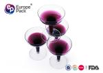 One Piece Plastic Champagne Glasses