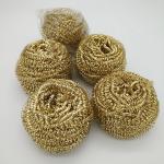 Professional Pure Copper Wire Cleaning Ball Pot Cleaning Wire Brass Scourer
