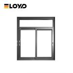 Waterproof Black Powder Coated Aluminium Windows Slimline Customized