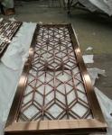 High Quality 304 Rose Gold ColorArchitecture Room Divider Screen Stainless Steel
