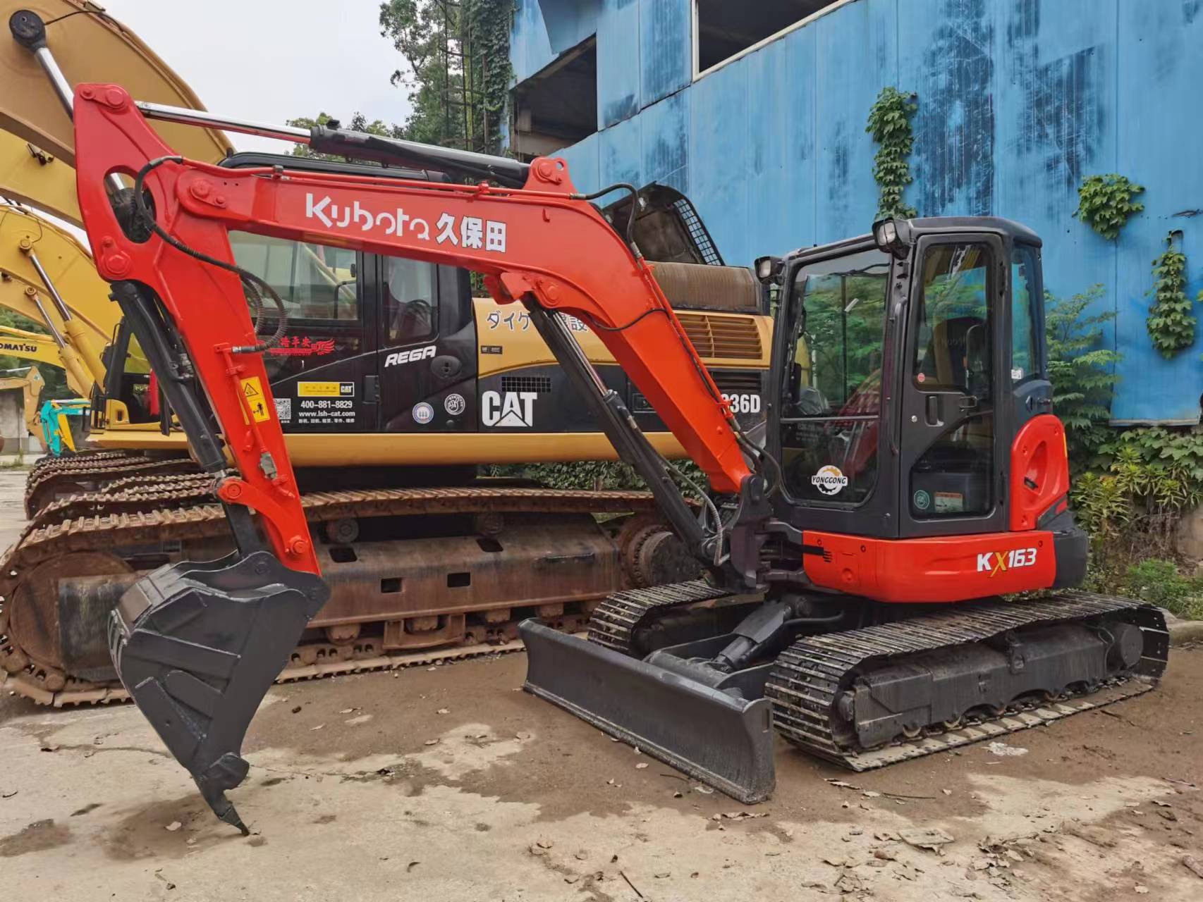 86KW Crawler Excavator Mini Kubota 6 Ton KX163 KX165 KX155 KX161 163 Machine Prices