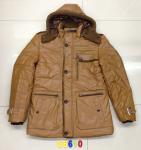 G8610 Men's pu fashion jacket with hood coat stock