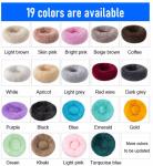 Wholesale Factory 50*50*4cm Warm Washable For Small Animal And Furry Round Pet
