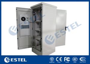 Wholesale Telecommunication Outdoor Battery Telecom Cabinet Floor Mounting With Heat Exchanger from china suppliers