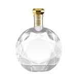 Transparent 700ml Tequila Vodka Glass Bottle with Super Flint Glass Base