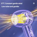 Cordless Baby Hair Dryer Soft Heat Gentle Air Rechargeable Small Hair Blow Dryer