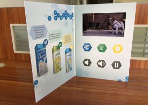 Wholesale Video in print technology 7inch lcd screen video brochures digital video business card for medical/pharmaceuticals brand from china suppliers