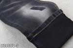 10 OZ Women Jeans Stretch Denim Fabric In Black / Black Color