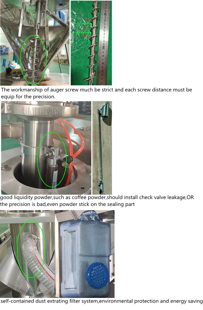 UMEOPACK after-sales services provided automatic 1kg automatic small sachets stand up bag coffee powder packing machine price