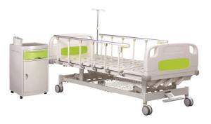 Wholesale CE Three Cranks 4 IV Holes 470MM Patient Care Bed from china suppliers