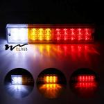 20 Leds 12V Waterproof Lights Truck LED Tail Light Lamp Yacht Car Trailer