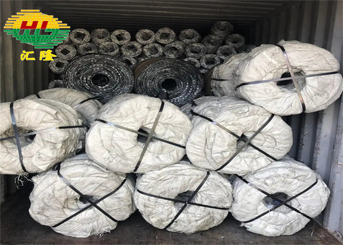 450mm Concertina Fence Hot Dipped Galvanized Steel High Tensile Blade Safety 5 Clips