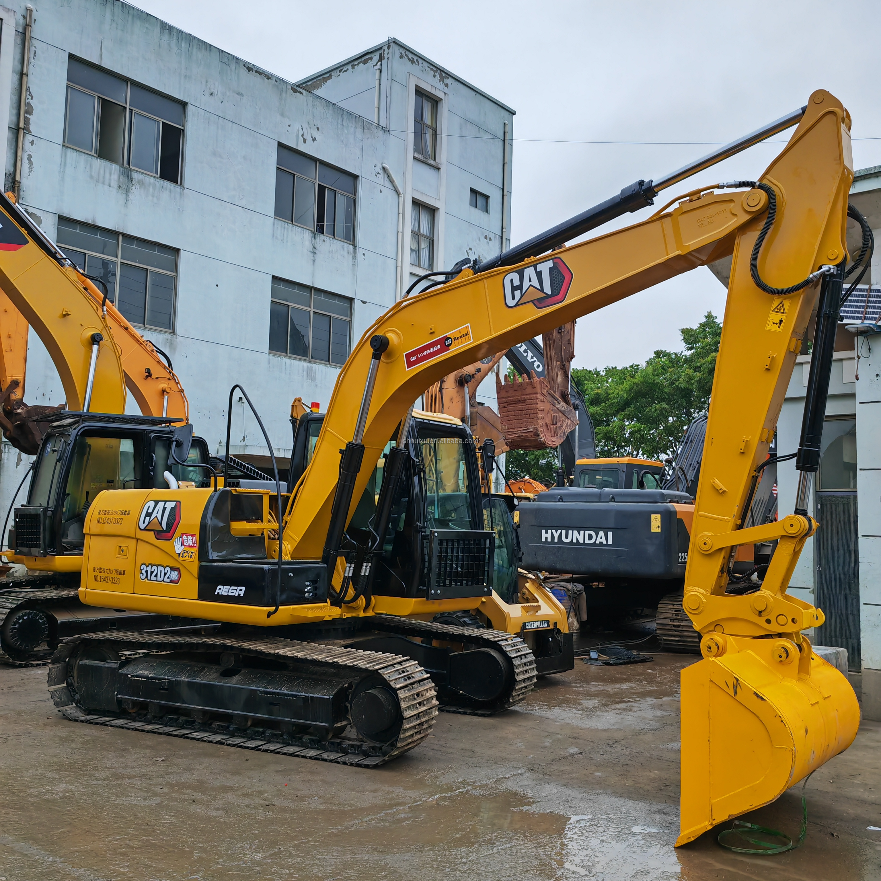 Used excavator CAT312D CAT313C CAT315D Cheap medium hydraulic used excavator CAT312D second hand cat312d with good quality
