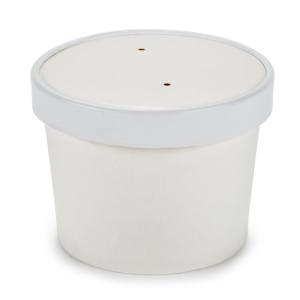 Wholesale Wholesale Disposable Ice Cream Container Printing Take Away 8oz White Paper Bowls from china suppliers
