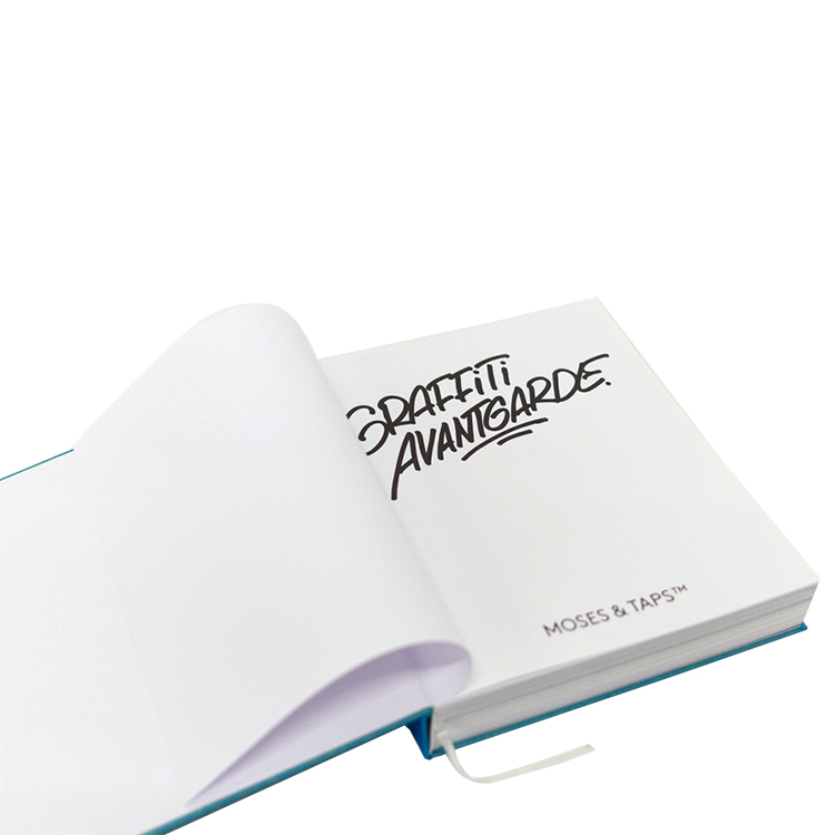 Embossed Logo Hardcover Books Printing Customized Silk Screen Fabric
