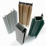 6061 / 6005 Aluminum Door Extrusions Steel Polished For sliding doors