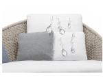 Modern Leisure Rattan back All Weather Outdoor Sofa Chair Patio Garden Furniture