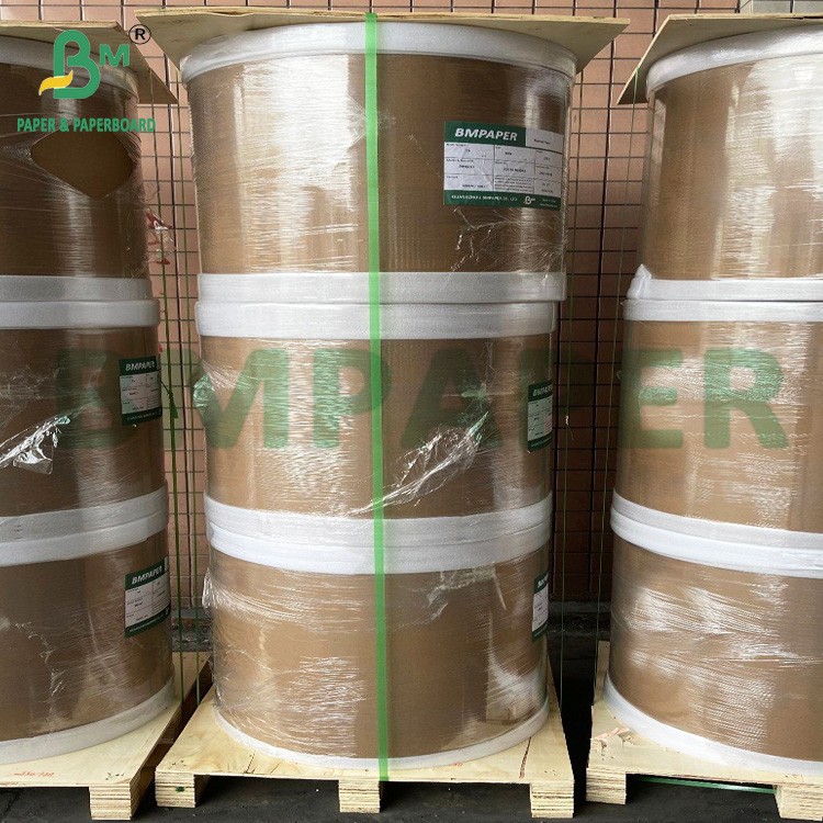 Brown Kraft Silicone Coated Paper Released Kraft Paper 80gsm For Labels