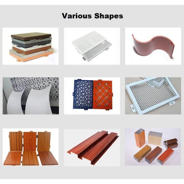3D Triangle Perforated Metal Wall Cladding Decor Aluminium Panel Facade