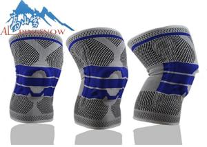 Wholesale Silicon Elastic Knitted Knee Support Strap For Sport Free Sample from china suppliers