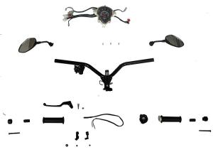 Wholesale Detailed Design Motorcycle Spare Parts Speedometer Steering Wheel Rear View Mirror from china suppliers