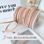 3mm Suede Leather Velvet Ribbon ISO9001 Blue Velvet Ribbon Wired