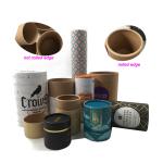 Biodegradable Cylinder Packaging Round Paper Carton Box , Cardboard Tube With