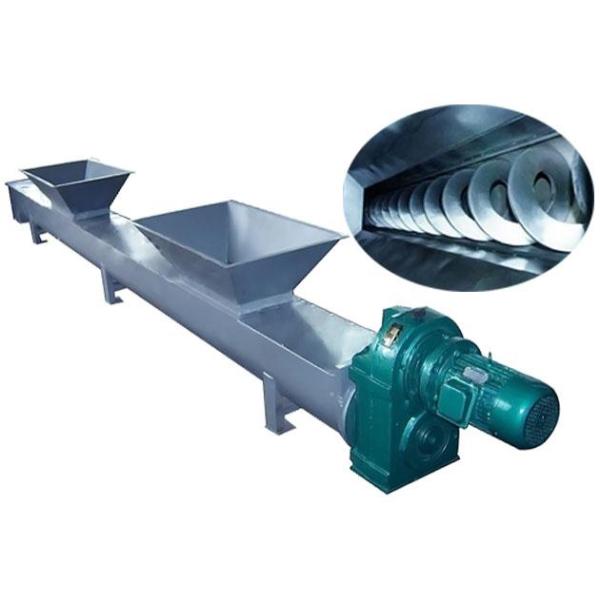 Dia. 219mm Length 9000mm Tubular Screw Conveyor Feeder 316L Food Grade