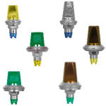 Biomet 3I Certain® Titanium Temporary Abutment Compatible NP 3.4mm/ RP 4.1mm/ WP 5.0mm (Engaging & Non-Engaging)