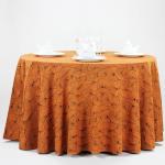 Jacquard Banquet Linens Hotel Restaurant Round Tablecloth