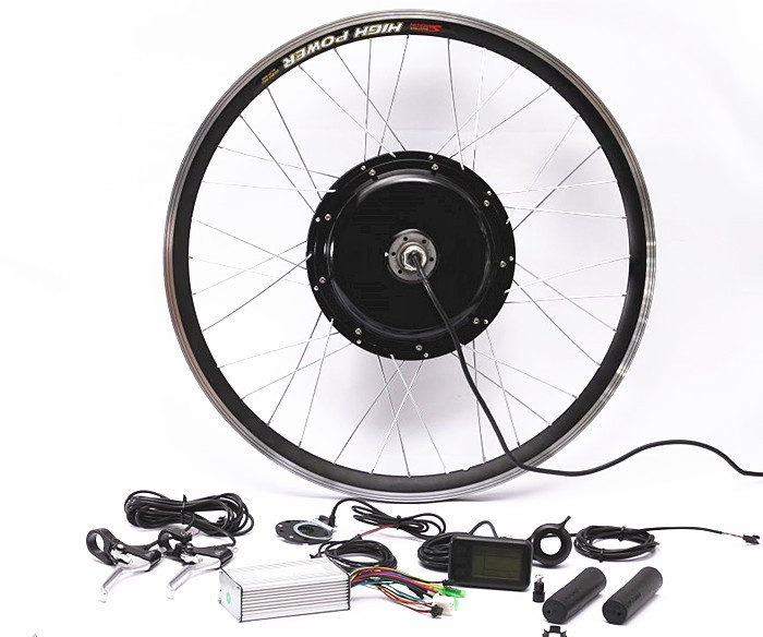 Lightweight Electric Assist Bicycle Conversion Kit Physical Strength Saving