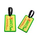 Cute Cartoon Design Soft PVC Rubber Silicone Made 3D Logo Embossed Luggage