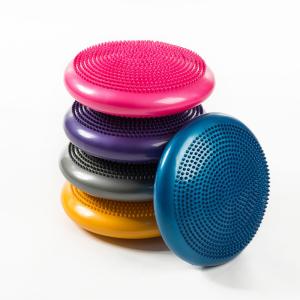 Wholesale 33cm PVC Balance Yoga Balls Massage Pad Wheel Stability Disc Massage Cushion Mat from china suppliers