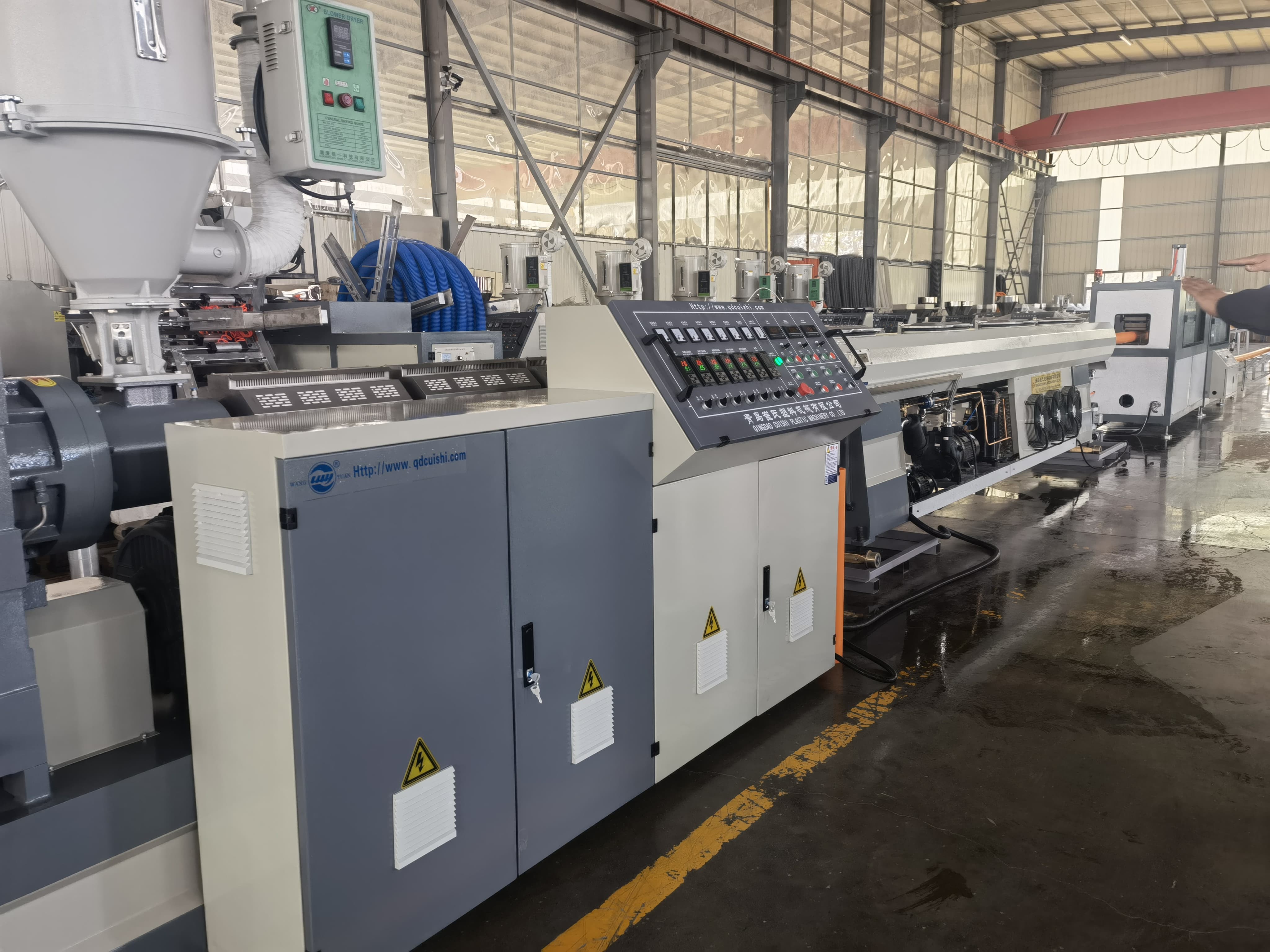 PPR PVC PE HDPE MPP Pert Water Pipe Cable Conduit Plastic Tube Extrusion Production Making Machine Line