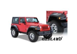 Wholesale  Jeep Wrangler Jk 4x4 Wheel Arch Flares / Auto Wheel Eyebrow Black Color from china suppliers