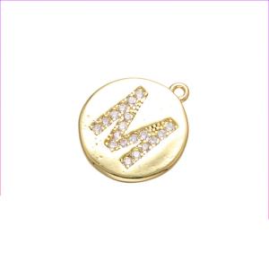 Wholesale 26 Initial Letter Pendant Necklace DIY Gold And Silver Jewelry Necklace from china suppliers