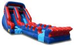 Outdoor Games Kids Inflatable Water Slide 0.55mm PVC Tarpaulin For Commercial