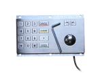IP65 Vandal Proof Stainless Steel Keypad , Metal Numeric Keypad industrial For