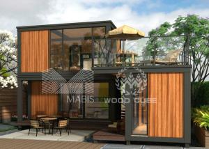 Wholesale Prefabricated Container Coffee Shop Light Steel Structure Long Life Time from china suppliers