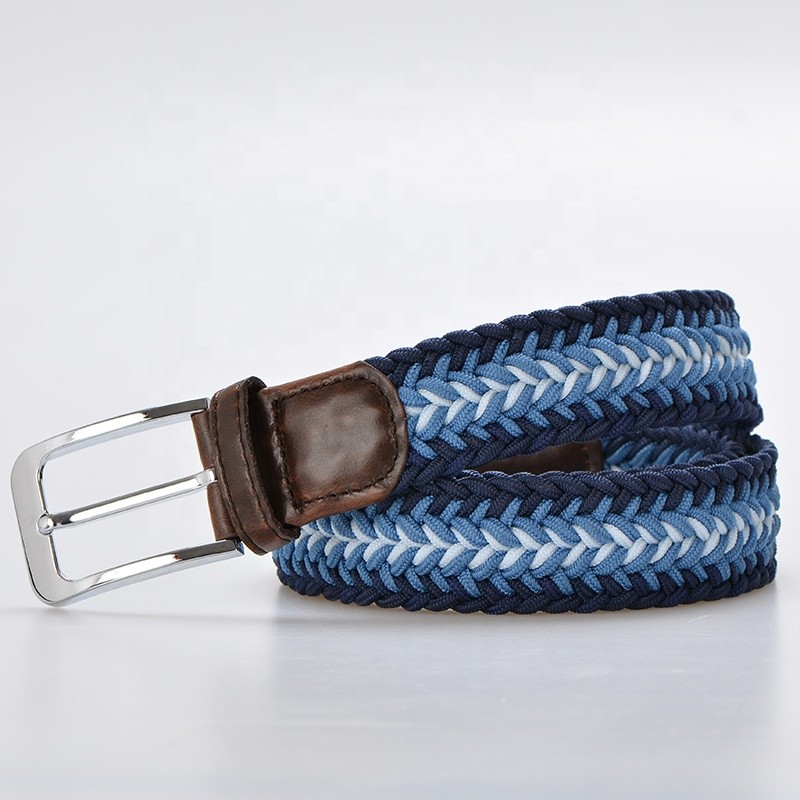 Spandex Alloy Casual Jean Belt 120cm Woven Elastic Stretch Belts