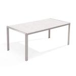 Sunproof 79.9 Inch Stainless Steel Picnic Table With Bench