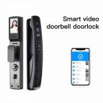Household Tuya Wifi Smart Door Lock With Face Recognition